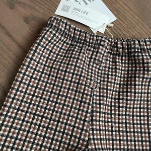 NWT Zara plaid leggings 3-4 years